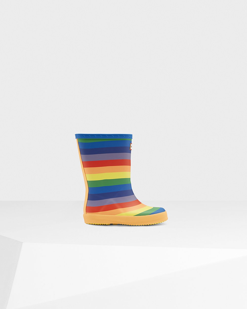 Hunter Original First Classic Rainbow Rain Boots - Online Store Kids Multicolor - OMNTUX965